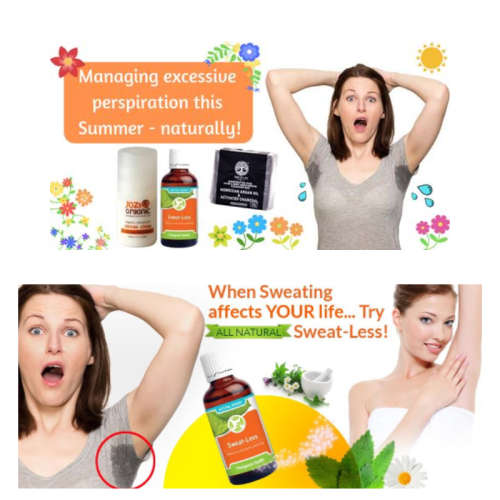Feelgood Health Sweat-Less Natural Homeopathic Remedy - 50ml