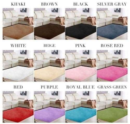 SUPER SOFT FLUFFY 1.5 x 2m CARPETS