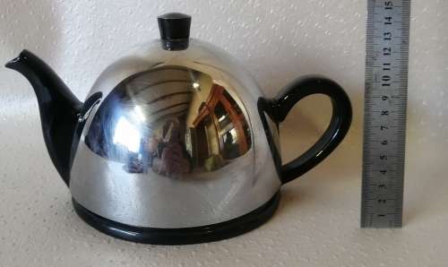Beautiful porcelain teapot