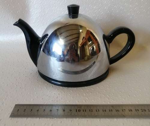 Beautiful porcelain teapot