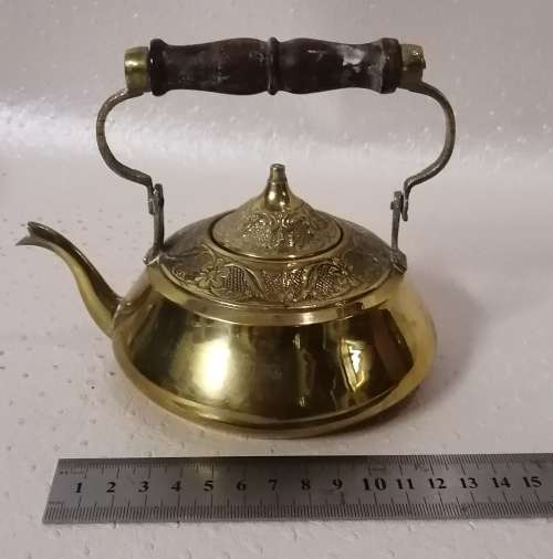 Cute Solid Brass Teapot