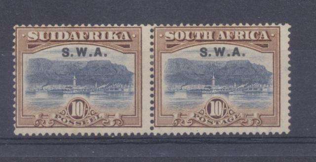 10/ SWA UNION OVERPRINT  PAIR MINT -