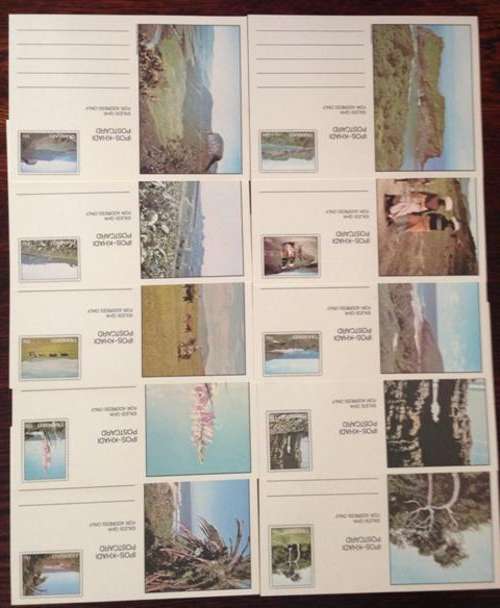 SET OF 10 TRANSKEI MAXI CARDS MINT