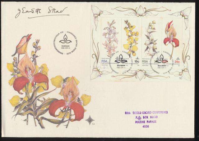RSA - SIGNED - FIRST DAY COVER BY ARTIST