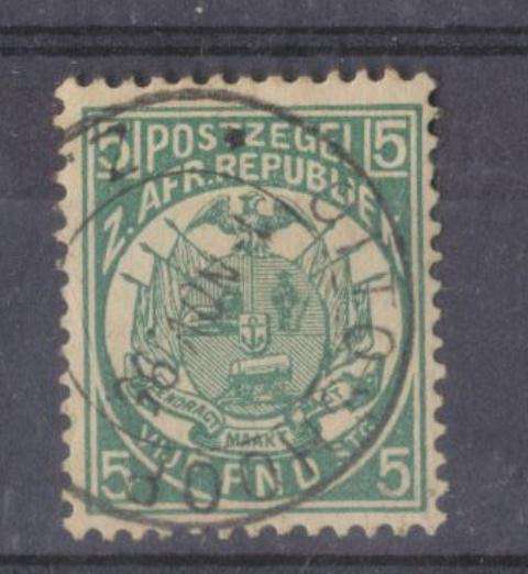 TRANSVAAL -  5 POUND - FINE USED