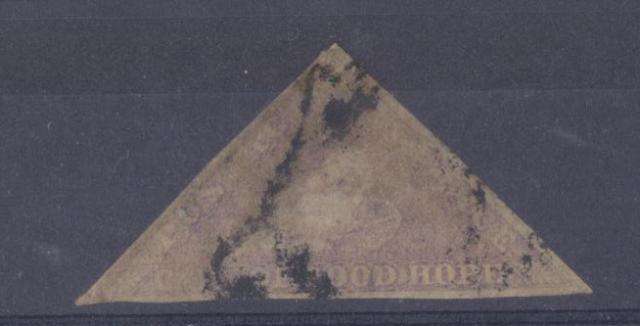 3 MARGIN -  6d   - CAPE TRIANGLE  , USED