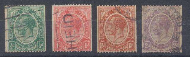 UNION KINGS HEAD , COMPLETE SET - COILS -  FINE USED