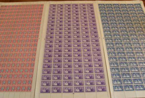 FULL SET OF SHEETS ROYAL VISIT