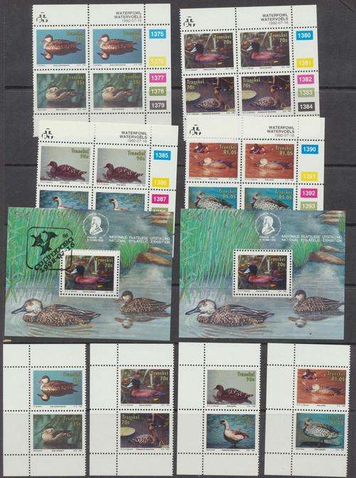TRANSKEI WATER FOWL - FDC - CONTROLS