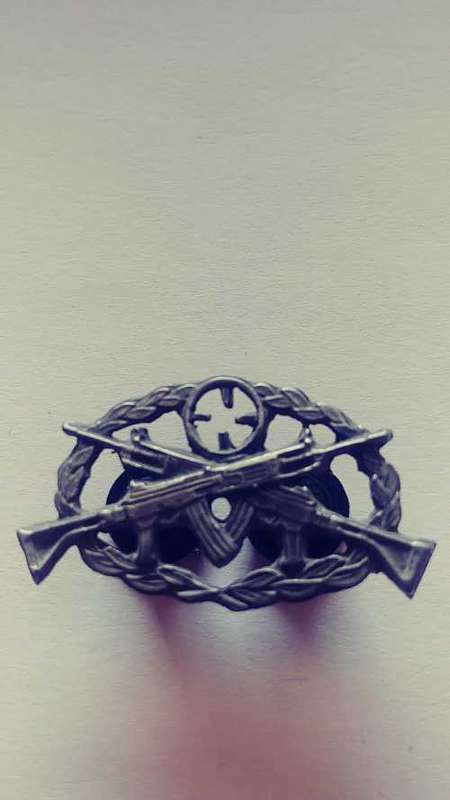 S.W.A.T. F. SNIPER BREAST BADGE 2 PINS