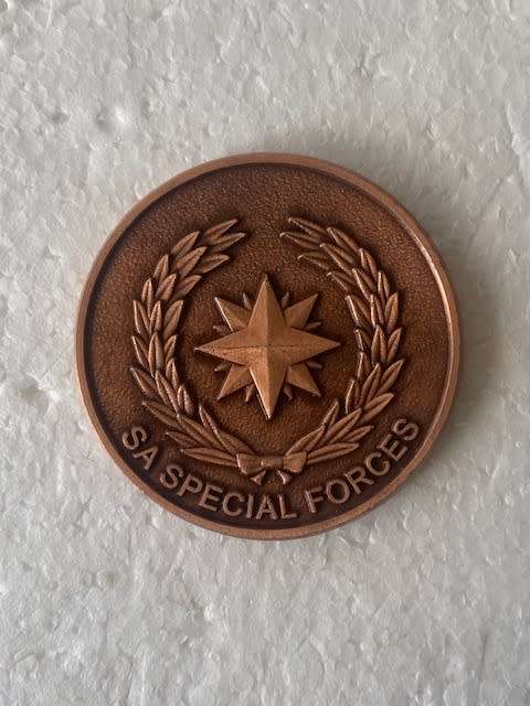 S.A. Special Forces Warrant Officer Medallion.