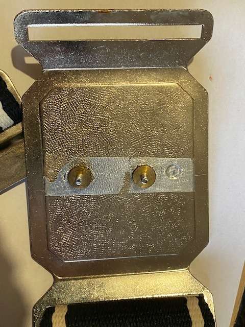 Military Intelligence Stable Belt and Buckle.