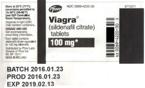 *Viagra* 100mg - 4Tab Blister Pack