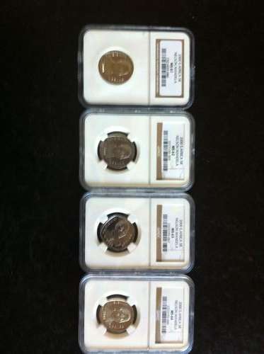 Mandela 2000 NGC Graded Set:** MS61, MS62, MS63 &MS64** WOW!!