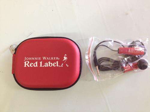 Johnnie Walker Red Headphones with case
