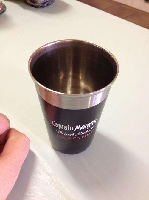 Captain Morgan Stainless Steel Glasses