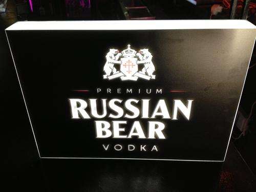 Russian Bear Bar Display Light