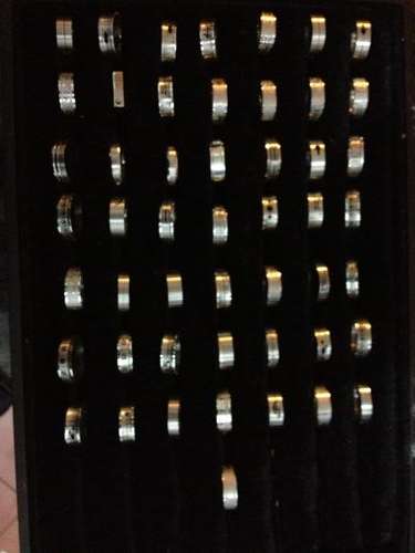 Various Stainless Steel Rings ( 50 In Total )