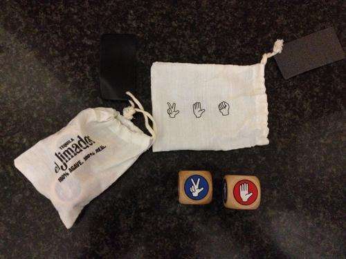 El Jimador Paper Rock Scissors Game in Bag