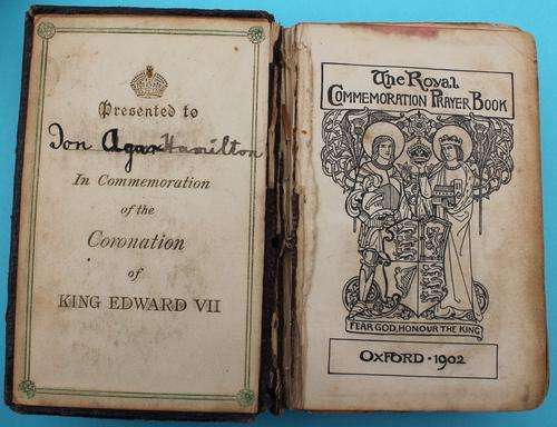 The Royal Commemoration Prayer Book dated 1902