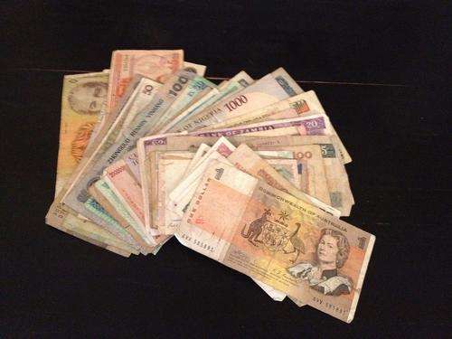 Lot of 70 International Notes - Circulated