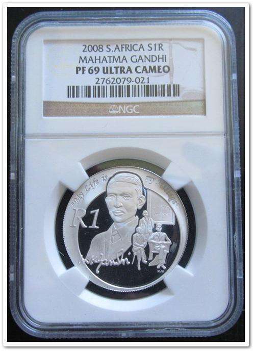2008 SR1 GANDHI ** PF69 ULTRA CAMEO - NGC