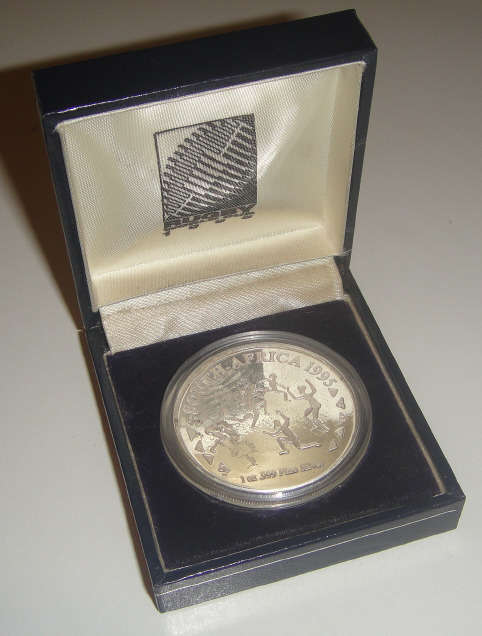 Rugby World Cup : South Africa 1995 : 1 Oz SILVER Medal