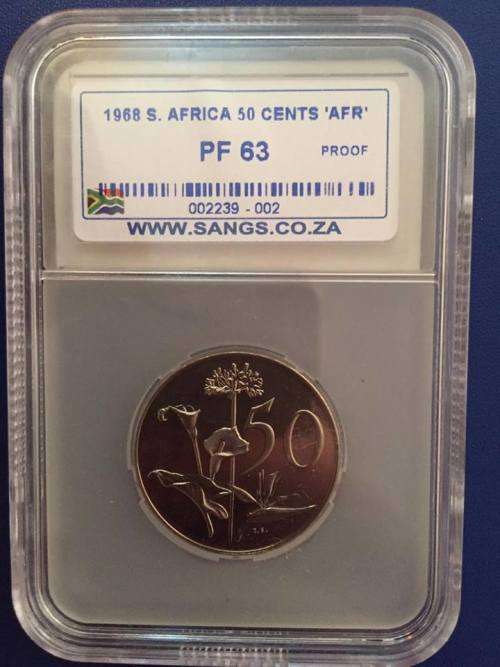 1968 50 Cents - PF 63