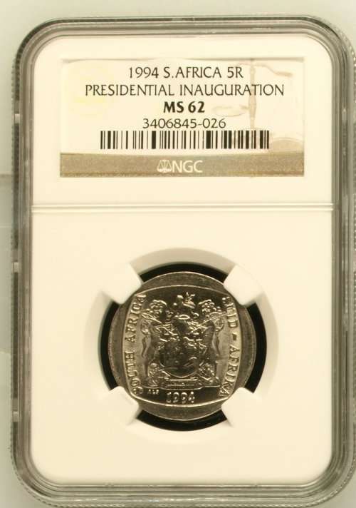 Inauguration R5 COIN - MS62 NGC