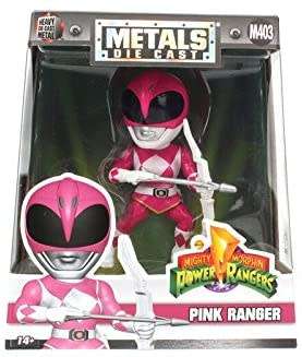 Jada Toys Metals Power Rangers 4" Classic Figure - Pink RangernToy Figure