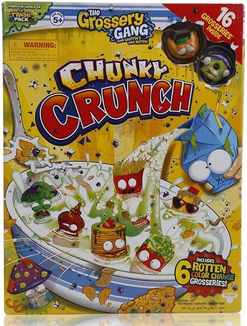 Moose The Grossery Gang Chunky Crunch Toys - 16 Pieces