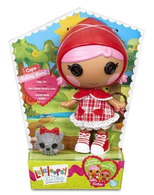 LALALOOPSY 8" TOY DOLL FIGURE - CAPE RIDING HOOD FROM FAIRY TALES