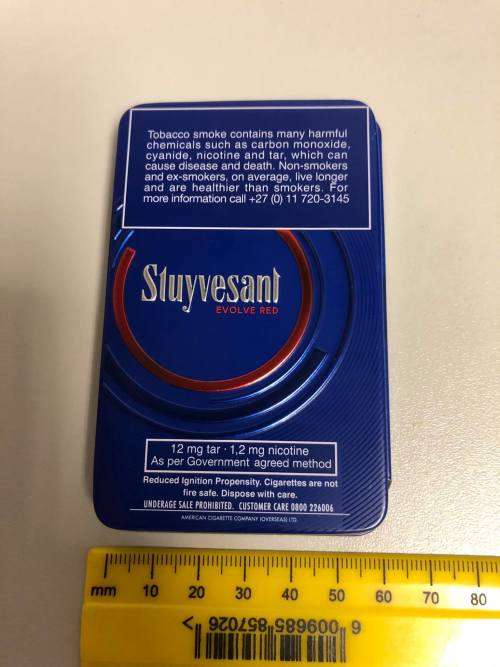 Peter Stuyvesant Evolve Red Cigarette Tin - COLLECTABLE