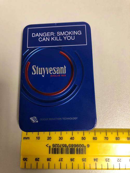 Peter Stuyvesant Evolve Red Cigarette Tin - COLLECTABLE
