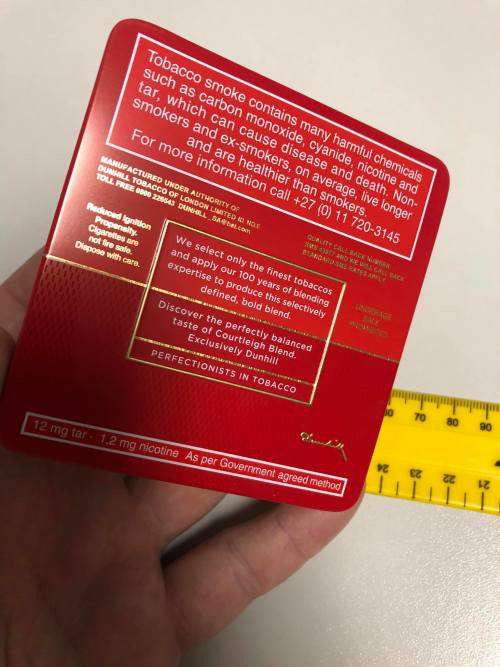 Dunhill Courtleigh Blend Cigarette Tin - COLLECTABLE