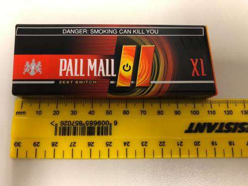 Pall Mall Zest Switch XL Cigarette Tin  - COLLECTABLE
