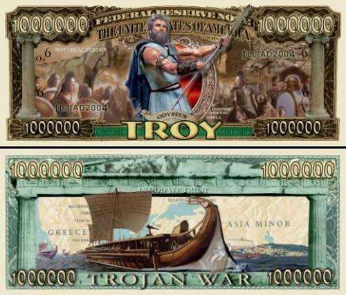 TROY NOVELTY MILLION DOLLAR BILL