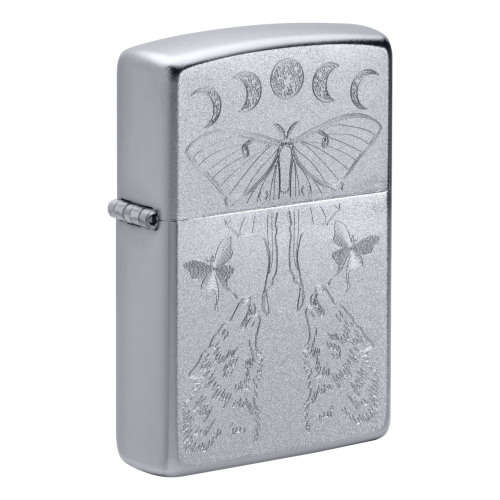 BUTTERFLY AND WOLF ZIPPO
