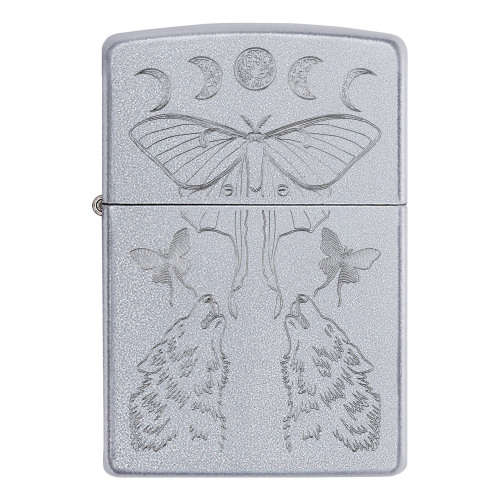 BUTTERFLY AND WOLF ZIPPO