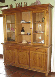 Dining Room Cabinet - plain pine wood