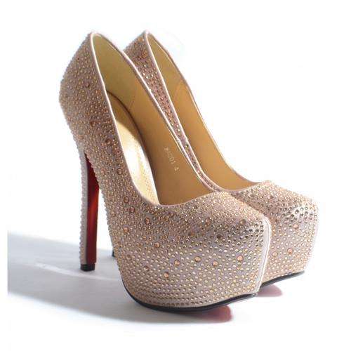 FREE SHIPPING***LIMITED STOCK*!! STUNNING !! NEW ARRIVALS** DESIGNER DIAMANTE PLATFORM HEELS***