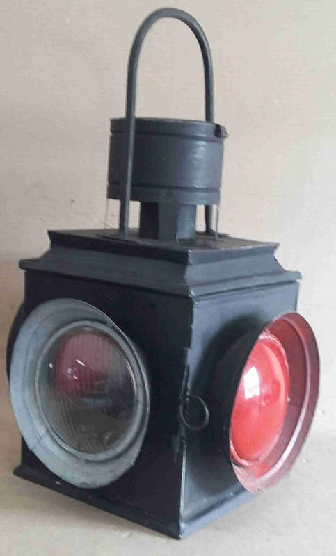 Vintage railway lamp