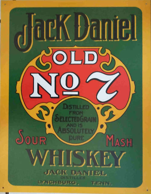 Jack Daniel`s  metal sign