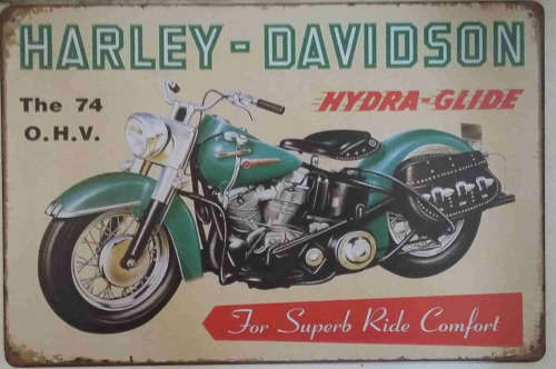 Harley Davidson  metal sign                                                         mt24