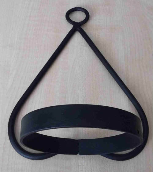 Garden wrought iron heart single wall pot holder. set of 3                            gd1