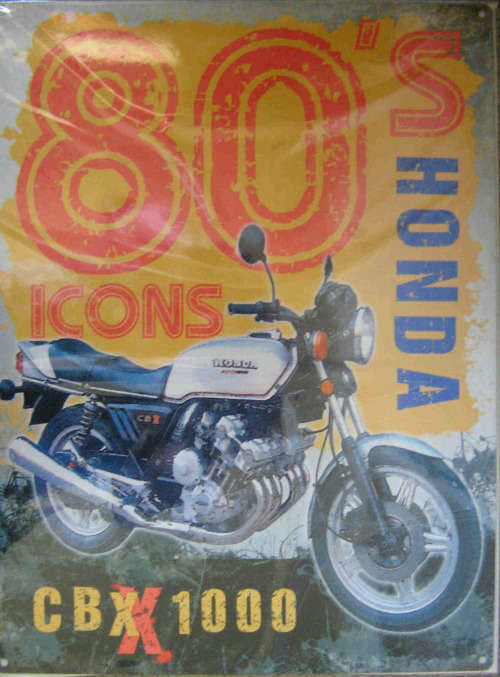 Honda  CBX 1000. Metal sign                                  mt25