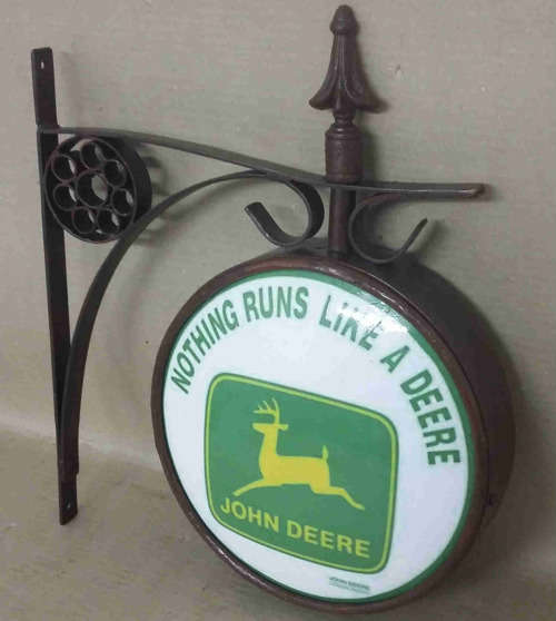 John Deere double sided advert light