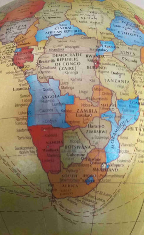 World globe.