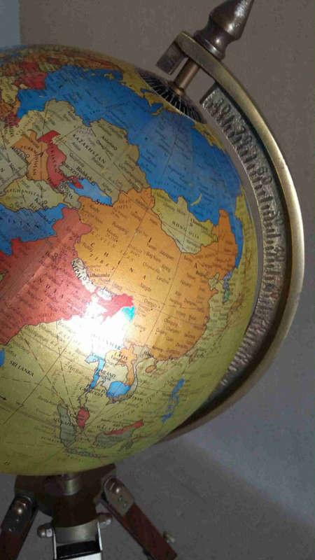World globe.