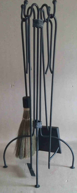 Fireplace companion. Econo set 5 pieces.                                                fp2